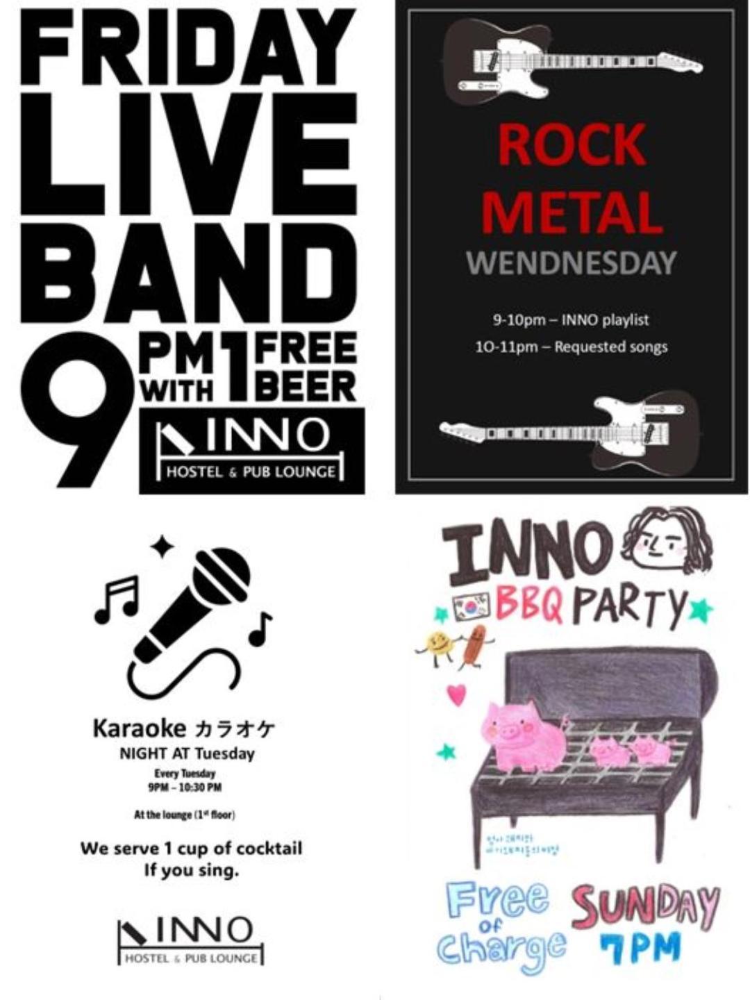 Inno Hostel & Pub Lounge Hongdae Seoul Luaran gambar